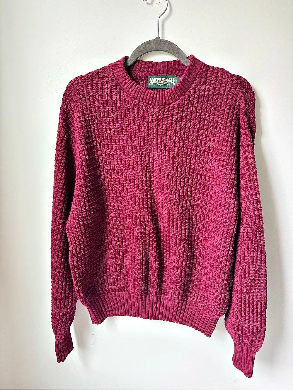 Vintage 100% cotton American Eagle crewneck sweater Y2K Fall Cozy